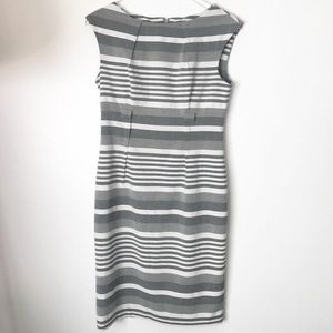 Calvin Klein Grey Striped Dress
